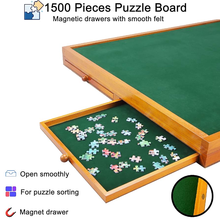 YISHAN 1000ピース 木製ジグソーパズル　ボードテーブル　パズルテーブル Amazon.co.jp: YISHAN 1000ピース 木製ジグソーパズルボード